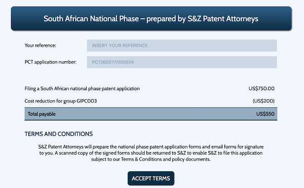 South African patent direct