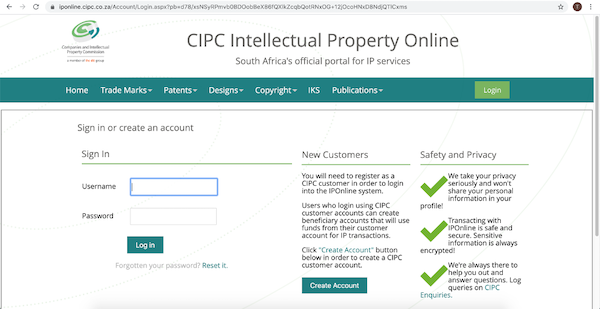 CIPC trademark search