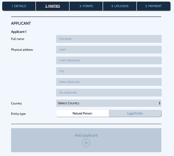 Provisional Patent applicant