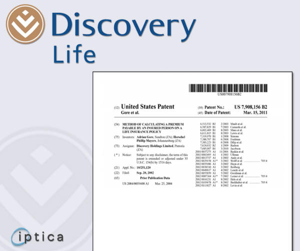 Discovery Life Insurance Patent