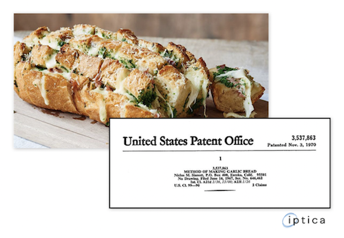 Patent Pending Food Garlic Bread